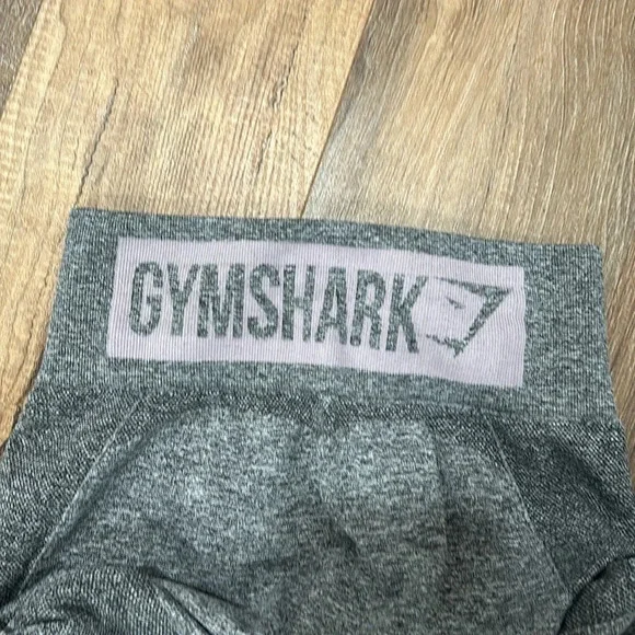 Gymshark Gray and purple leggings. Unknown size see measurements maybe XS - Picture 5 of 16